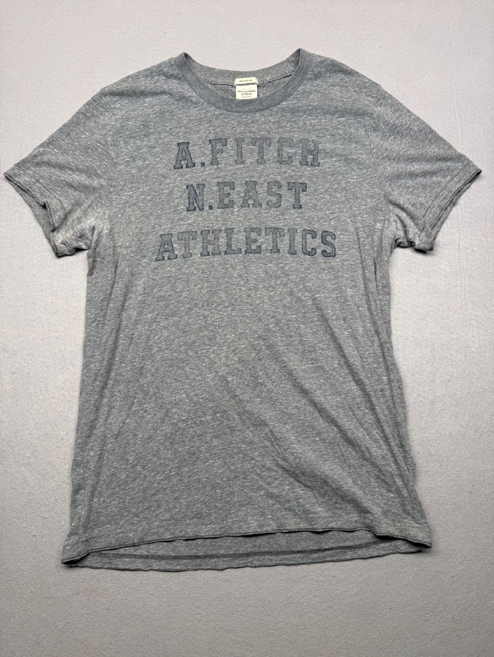 Abercrombie & Fitch Muscle T-Shirt Men XL Gray Casual